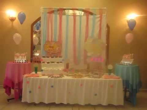 Mesa de dulces baby shower mixto youtube
