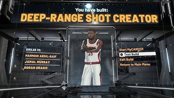 HOW TO CREATE THE BEST DEEP RANGE SHOT CREATOR BUILD IN NBA 2K20! THE MOST UNIQUE BUILD IN THE GAME