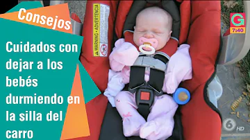 ¿Puede dejar a su hijo dormido en el coche?