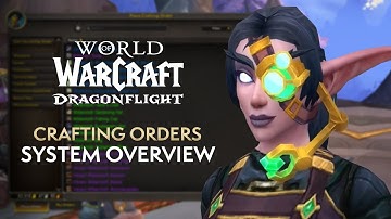 Crafting Order System - Complete Overview | Dragonflight Beta