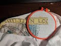 FlossTube #164: Over 1,000 Stitches On Old World Map 2 This Week??