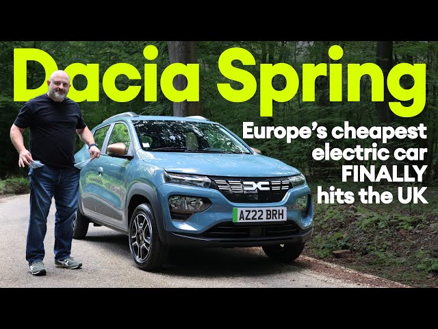 Meet the Dacia Spring - Europe's lowest cost electric car