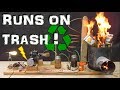 How to run a generator on trash  gasifier pt 2 experiment
