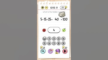 LEVEL 17 :- what is the hidden number? #braintest