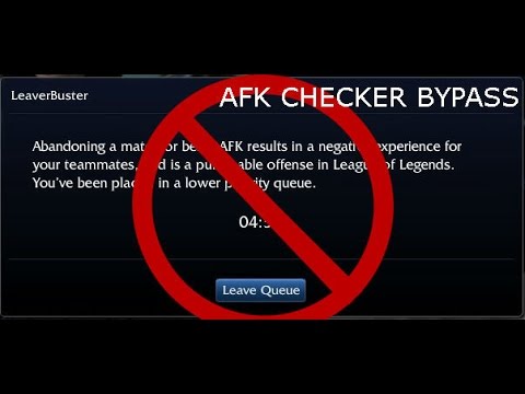 How to Bypass AFK Checker in LOL