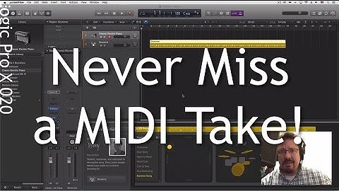 Record MIDI Using Logic X