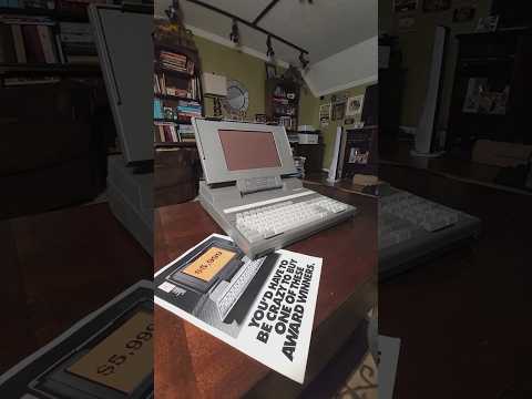 Booting a 1987 Toshiba T3200… and Running Lotus 1-2-3 #shorts #vintagecomputer