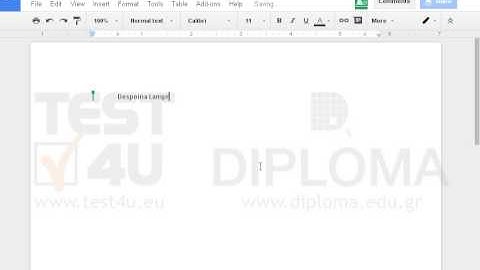 Insert two (2) tab stops: the first one in 0.5" with left alignment and the second one in 5.5"...