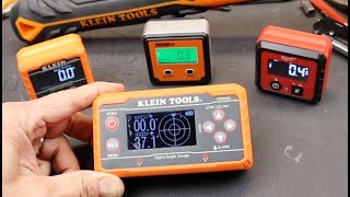 Level Up: Digital levels compared-Klein, Milwaukee, Johnson all close enough. And Next level Klein!