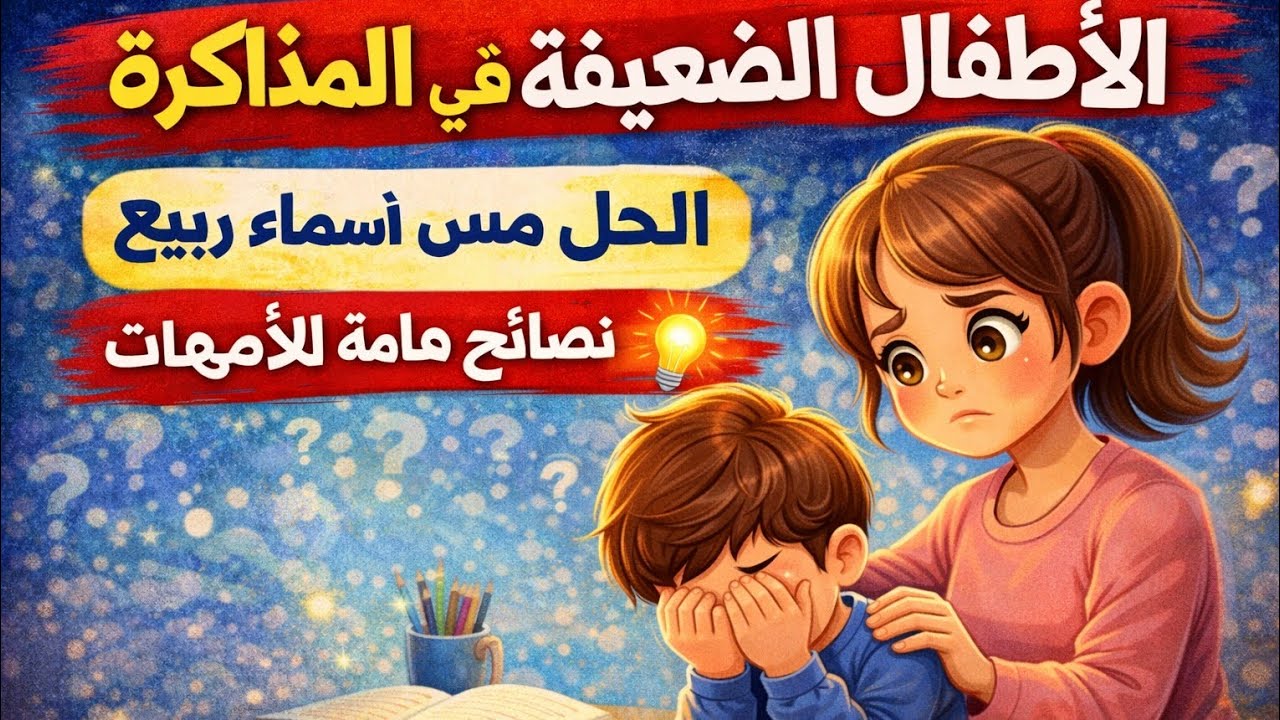 الأطفال الضعيفة في فهم المعلومة | أسباب المشكلة وحلول عملية للأمهات 👩‍👧‍👦✨