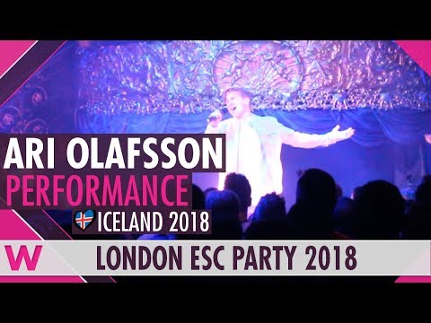 Ari Ólafsson "Our Choice" (Iceland 2018) LIVE @ London Eurovision Party 2018