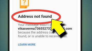 Gmail Address Not Found Your Message Wasn