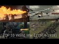 Top 10 epic world war i 19141918 massive battles movie scenes ww1