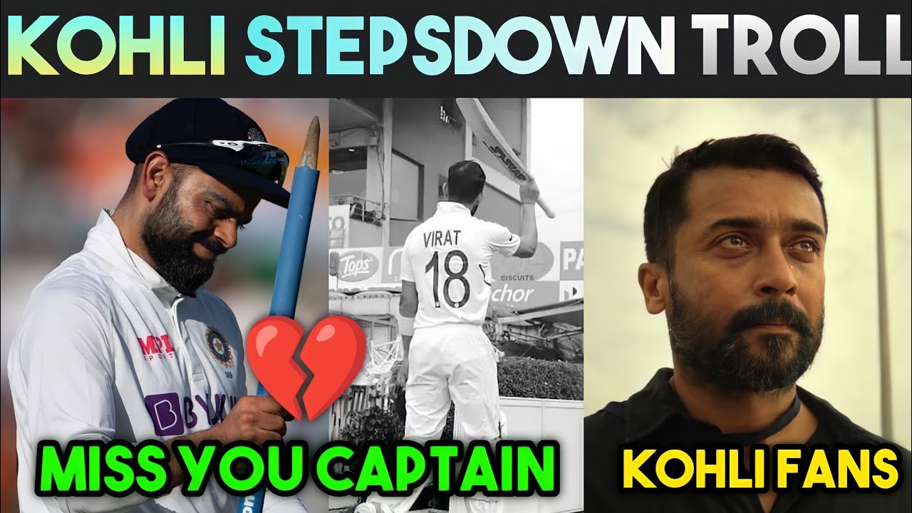 Kohli Captaincy Stepsdown troll | Kohli Captain Resign troll | Virat Kohli | Kaskoo raja