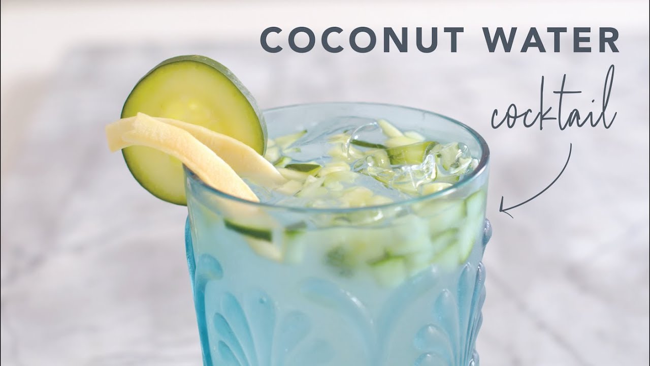 How To Make A Healthy Coconut Cucumber Drink Well Good