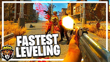 The FASTEST Way to Level in 7 Days to Die Alpha 17 Multiplayer Gameplay Part 49