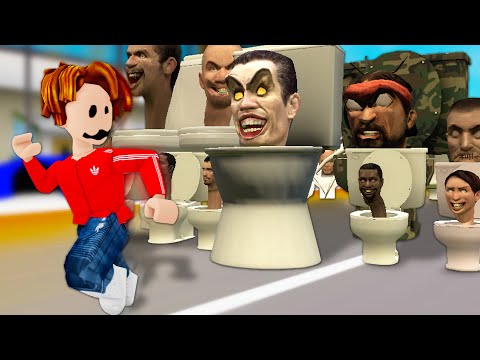 Skibidi Toilet War In Roblox Brookhaven Rp : G-Man Creates His Army Of Skibidi Toilet