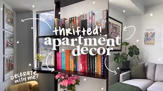 THRIFTED pinterest-inspired apartment decor \/\/ re-decorate with me!