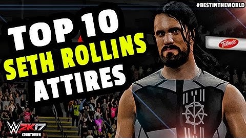 WWE 2K16 Mods - Seth Rollins Top 10 Attires - Countdown to WWE 2K17
