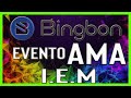 🔥PLATAFORMA BINGBON👉EVENTO AMA + SORTEO BONO 10K USDT💥