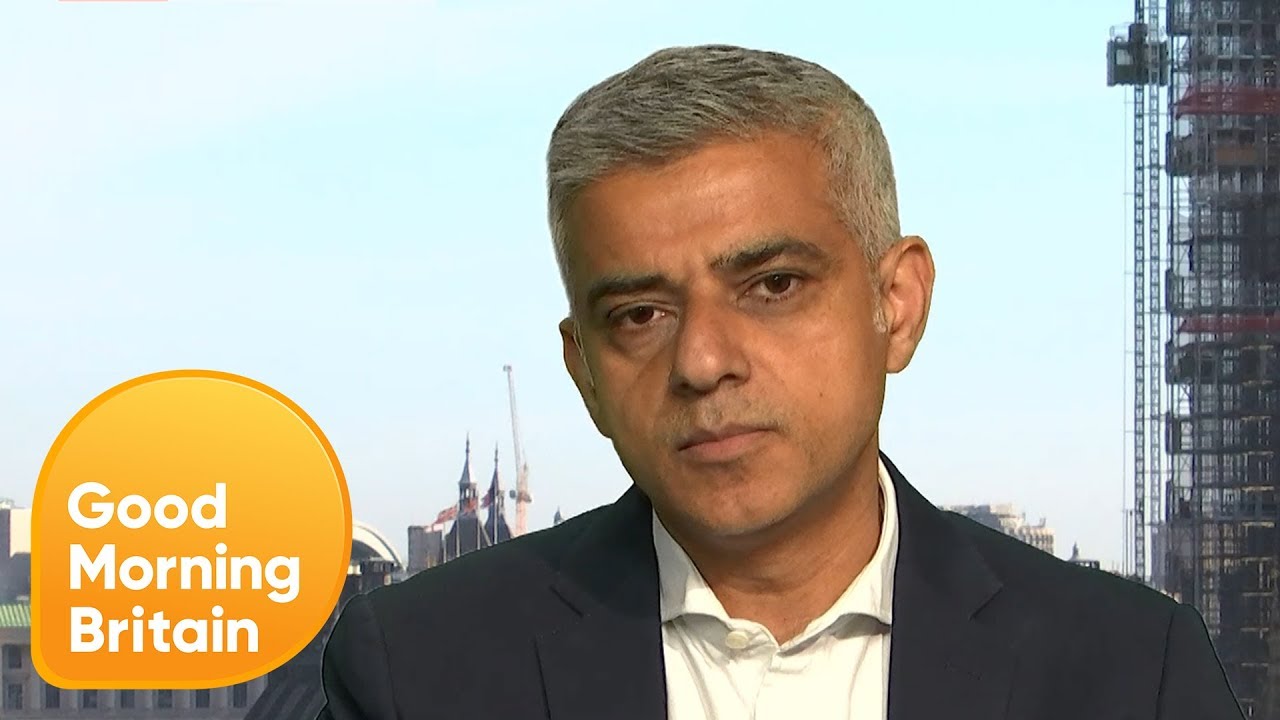 breakfast show today Sadiq Khan Addresses London's Rise in Violent Crime | Good Morning Britain
