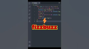 Solve FizzBuzz in 30 Seconds – JavaScript Challenge! ⚡ #coding #javascript
