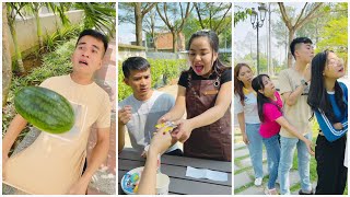 Story about free watermelon - Girl not cutting in line 😱🍉🥲 Su Hao