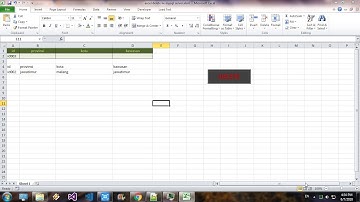 AsalTulisAje : VBA - Delete data excel ke database server (MySQL Server)