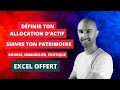 Excel gratuit de suivi de patrimoine tutoriel complet