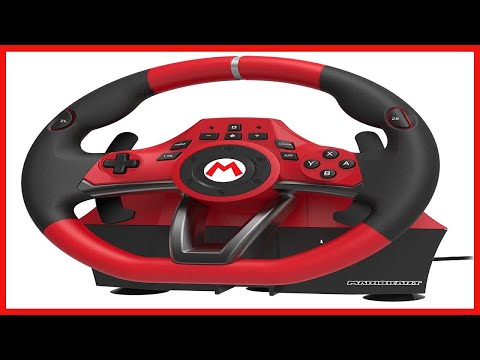 HORI Mario Kart Racing Wheel Lenkrad Pro MINI, Lenkrad und Pedale, Rot  Nintendo Switch Zubehör