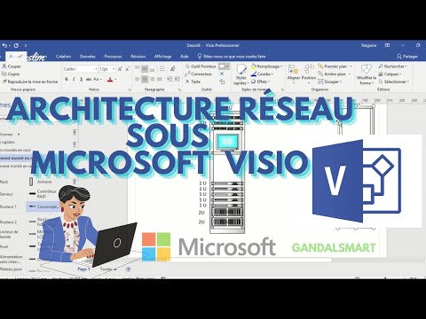 J'ai réalisé un projet d'architecture informatique (rack, servers, switchs) sous MICROSOFT VISIO ??