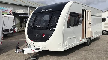 Swift Challenger 580 2019 for sale at North Western Caravans with Lux pack and Alde heating
