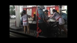 Wow Pom Bensin Khusus Dilayani Oleh Wanita Pakai Rok Mini, Bikin Pengin Ngisi Tangki Terus