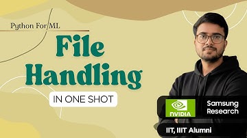 1.13 File Handling in Python | Modes & File Types | Hindi