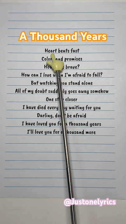 A Thousand Years | Christina Perri Timeless Love Song #shorts