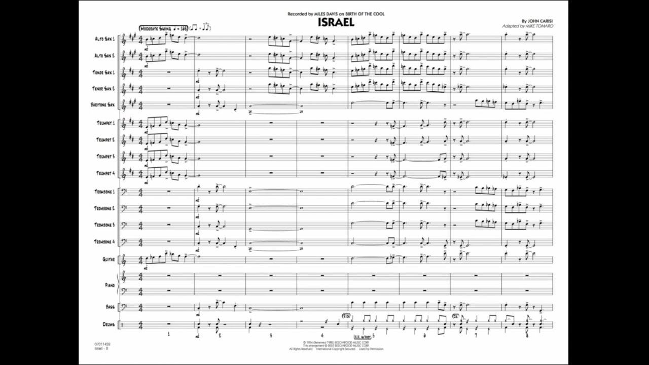 Israel by John Carisi/adapted by Mike Tomaro