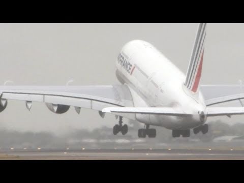 Airbus A380 Take-Offs, Landings, In Flights [HD]