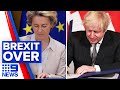 Britain’s Brexit successfully exits European Union | 9 News Australia