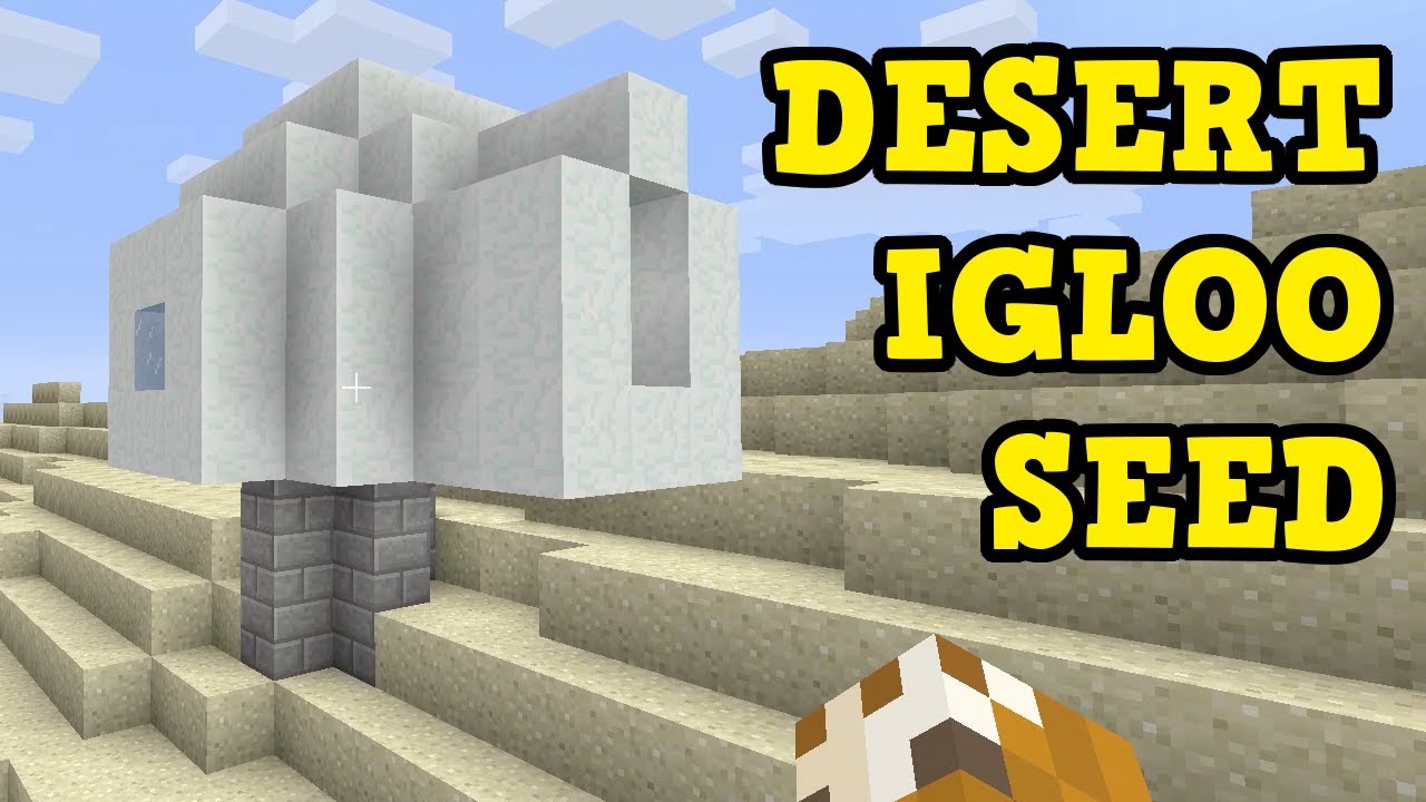 Minecraft PS3 / PS4 - FLOATING IGLOO in DESERT? - YouTube