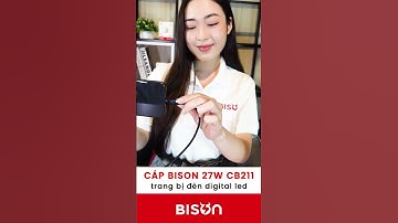 Cáp sạc nhanh Bison LED CB211 27W PD C to Lightning