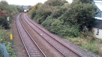 Colas 37421 Thrashes away from Stoke Jn on 3Z03 Carlisle High Wrapping Sidings to Derby RTC 7/10/16