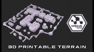 3D Printable Terrain - Modular Scifi Net Worth