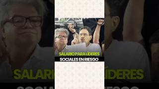 Salario para líderes sociales: Iván Cepeda