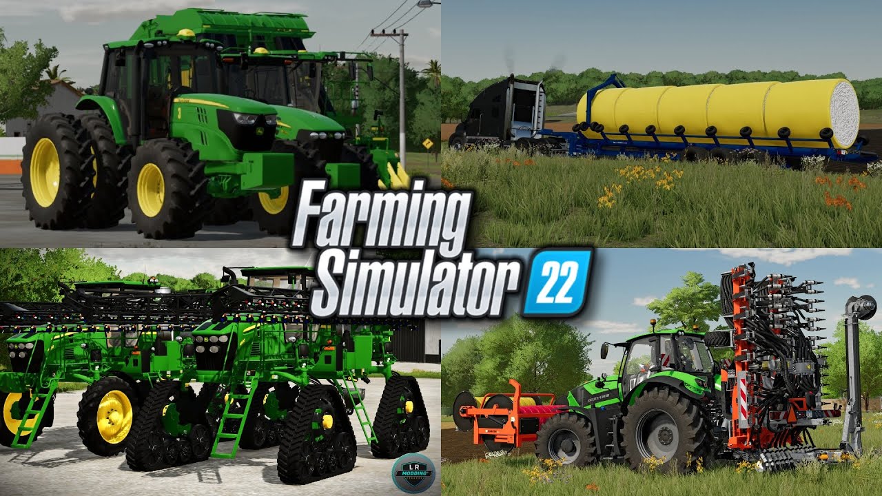 Farm Sim News! Modded Cotton Trailer, JD Mods, & DLC In 1 Week