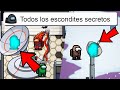 TODOS LOS ESCONDITES SECRETOS DE AMONG US | +Ocultar tu Nombre | Among Us Trucos