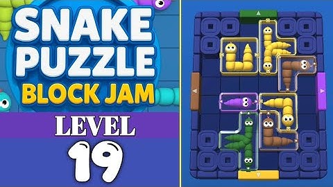 Snake Puzzle Block Jam Level 19 Walkthrough