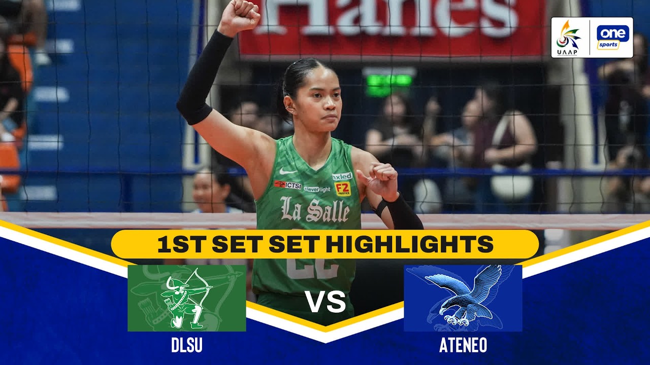 ATENEO vs DLSU | SET 1 HIGHLIGHTS | UAAP SEASON 88 WOMEN’S VOLLEYBALL ...