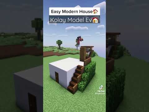 KOLAY MODEL EV YAPIMI🏠  👉MİNECRAFT👈 #part1     #shorts