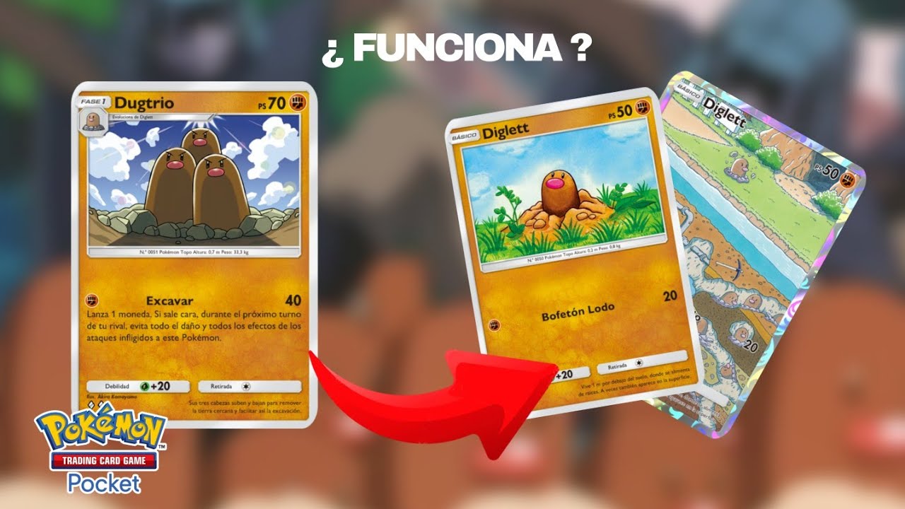 Probando mi mazo de Digletts en Pokémon TCG Pocket 