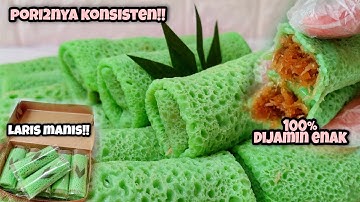 AKU KASI TIPS DADAR GULUNG BERPORI KECIL, RAPI DAN KONSISTEN!! DIJAMIN ENAK!!